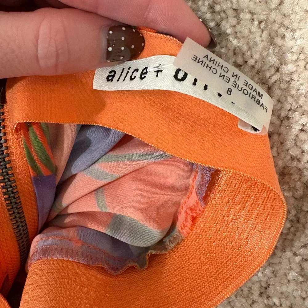 🌺 Alice + Olivia Tropical Floral Wide-Leg Pants 🌺 - Picture 5 of 9